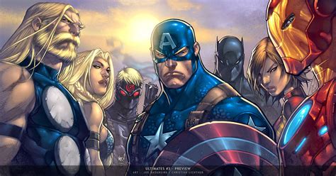 Ultimate Avengers by Joe Madureira | Marvel comics wallpaper, Comics ...