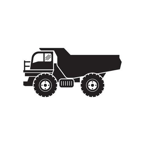 Dump truck icon.vector illustration logo design. 26110951 Vector Art at ...