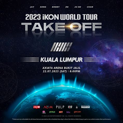 2023 iKON World Tour Take Off In Malaysia Will Change From MIECC To ...