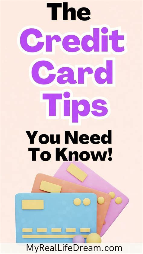 the credit card tips you need to know