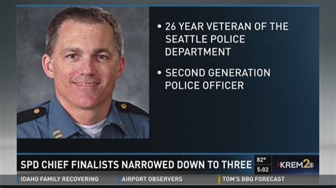 3 final candidates selected for Spokane Police Chief | krem.com