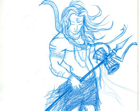 Sketch Shiva Cartoon Drawing : How to draw shiva lingam with snakes and ...