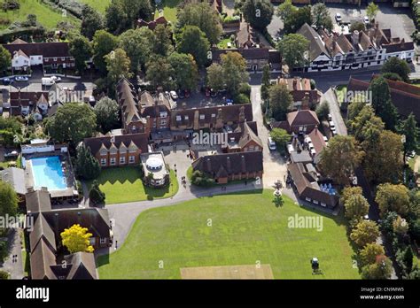 Aerial view of Chigwell School in Essex Stock Photo - Alamy