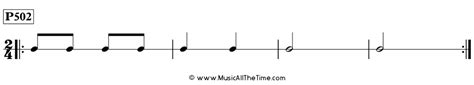 Eighth Note Rhythm Patterns - Time Lines Music Method