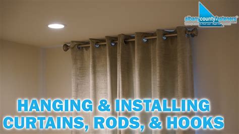 How To Install Curtain Rods Hang Curtains Diy Home Improvement You