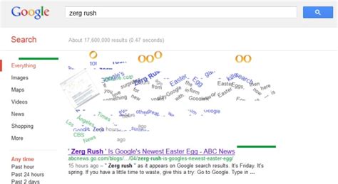 'Zerg Rush' easter egg eats your Google search results | Technology News