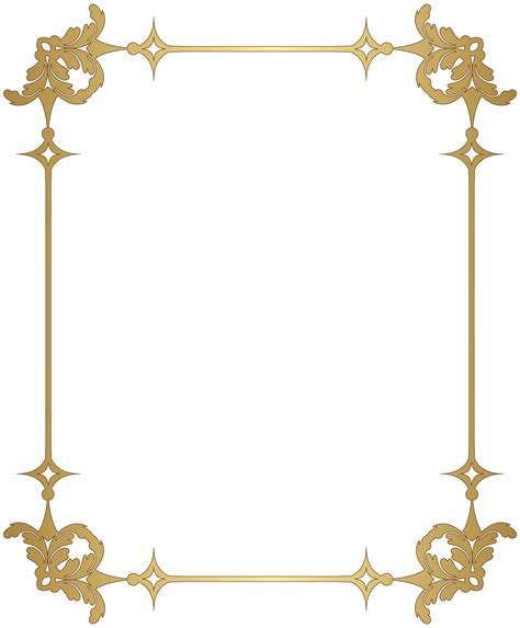 Transparent PNG Borders And Frames