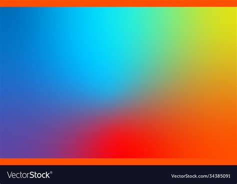 Abstract blue red and yellow blur color gradient Vector Image