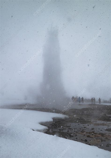 Strokkur Geysir, Iceland - Stock Image - C057/4434 - Science Photo Library