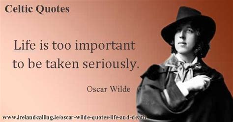 Oscar Wilde quotes on life and death