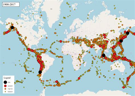 Earthquake Map Worldwide