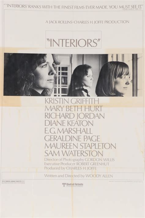 Film Release Poster "Interiors," 1978 | EBTH