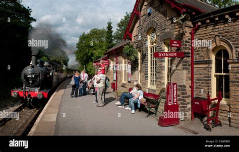 Haworth Station, part of the Keighley and Worth Valley Railway Stock ...