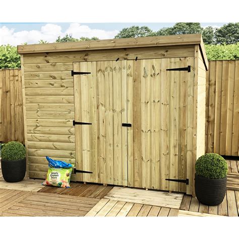 ShedsWarehouse.com | Aston Pent Sheds (BS) | 7ft X 3ft Windowless ...