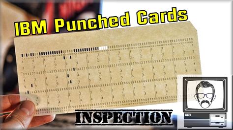 IBM Punched Cards, Hollerith Cards [Inspection] | Nostalgia Nerd - YouTube