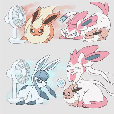 Glaceon And Flareon