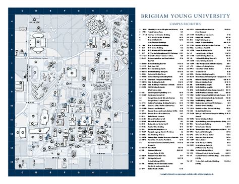 Brigham Young University Map - Provo UT • mappery