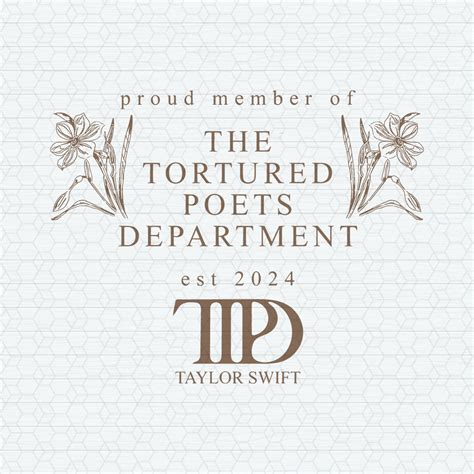 The Tortured Poets Department 2024 Taylor Swift SVG - Inspire Uplift