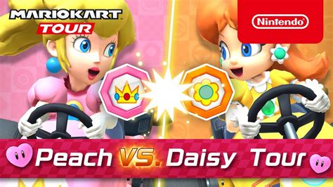 Mario Kart Tour "Peach Vs. Daisy" tour reveal trailer | The GoNintendo ...