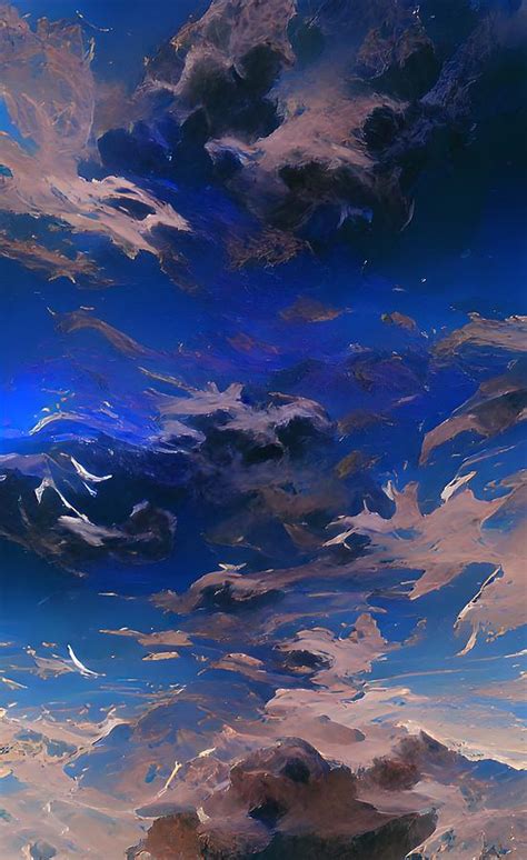 The Blue Sky Digital Art by Jonathan Jonitoee - Fine Art America