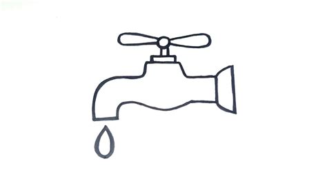 How To Draw Water Tap In Autocad - Design Talk