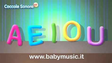 La Canzone delle vocali A E I O U - Imparare con Coccole Sonore - YouTube