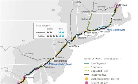 Amtrak Northeast Regional Route Map