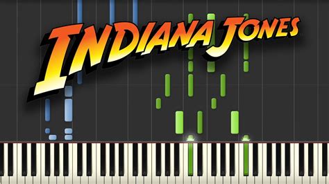 Indiana Jones Theme Song (Piano Tutorial) [Synthesia] - YouTube