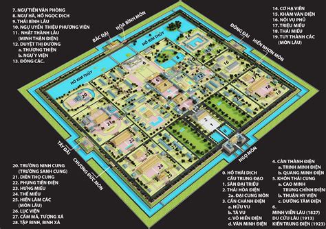 Restored Map of the Imperial City of Hue