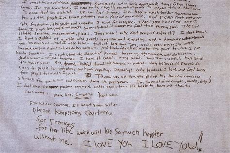 Carta De Kurt Cobain