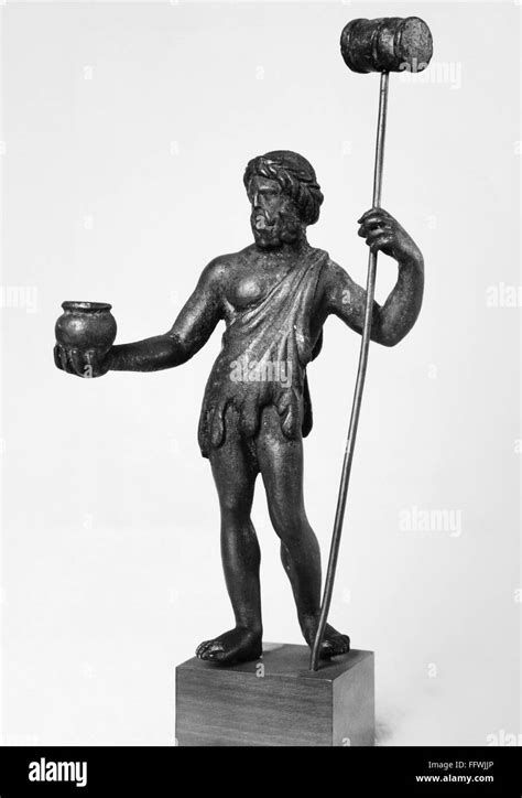 GAUL: CELTIC DEITY. /nGallo-Roman figure of Sucellus, Celtic god of ...