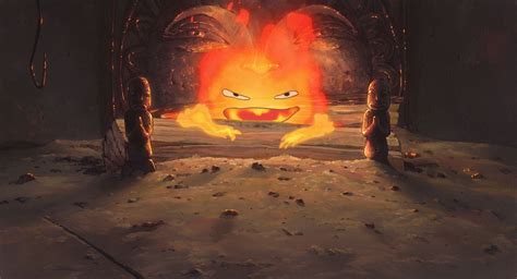 Calcifer - Howl no Ugoku Shiro - Image by Studio Ghibli #425956 ...