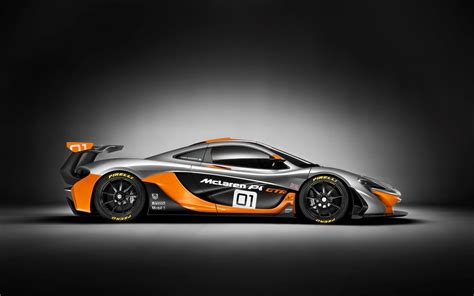 Black and orange Mclaren sport car, McLaren, McLaren P1 GTR, McLaren P1 ...