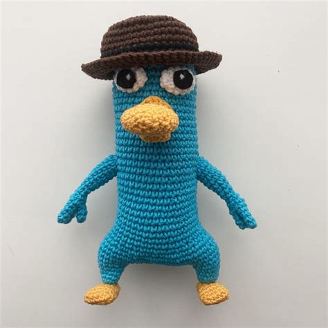 Perry the Platypus Toy Crochet Pattern - printable PDF - Amigurumi ...