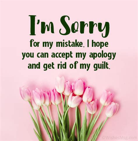 Sorry Messages - Perfect Apology Messages | WishesMsg (2022)