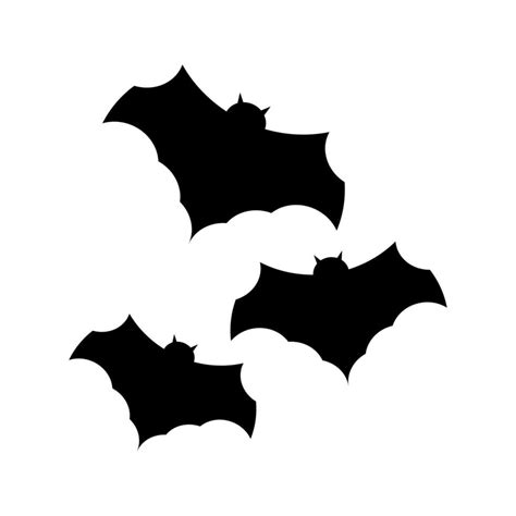 Halloween Bat Silhouette Vector Element , Halloween Celebration Vector ...