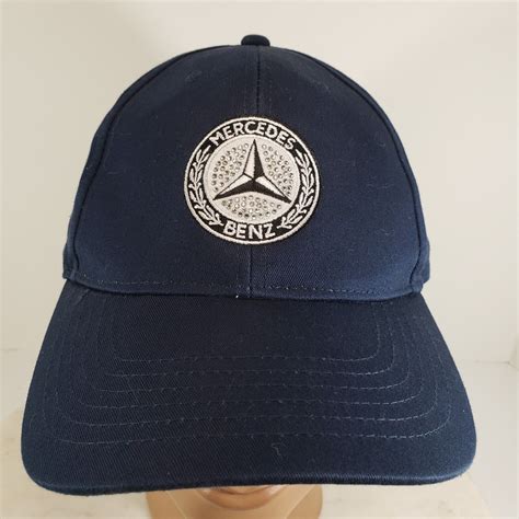 Mercedes Benz Hat Logo Crest Cap Rhinestones Blue Wom… - Gem