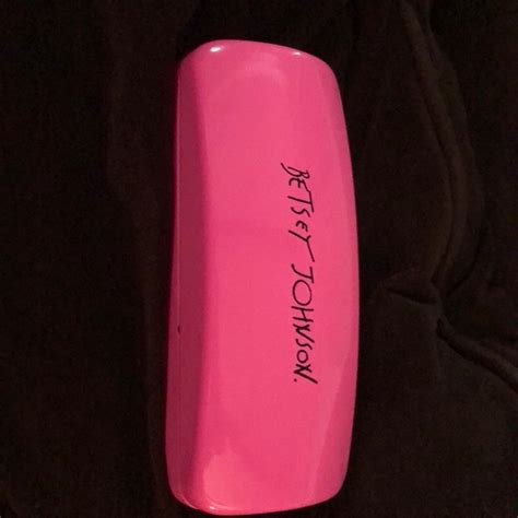 Betsey Johnson | Accessories | Betsey Johnson Pink Eyeglass Case | Poshmark