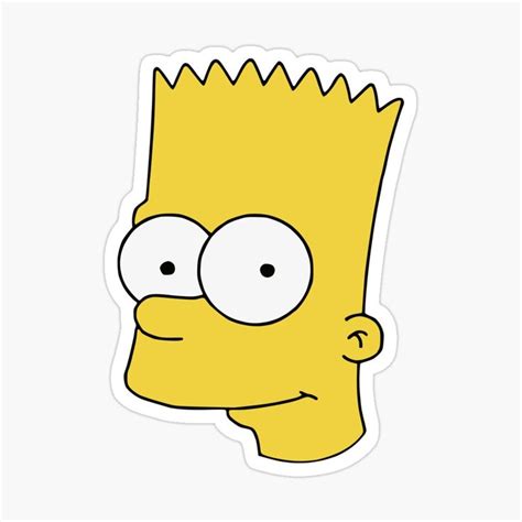 Bart Simpson's Head by SparkyDesign | Redbubble | Bart simpson, Bart ...