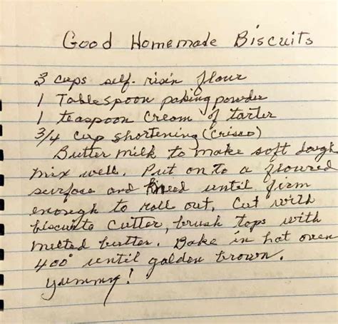 Grandma's Old Fashioned Biscuits | Mother Would Know | Recipe | Grandma ...