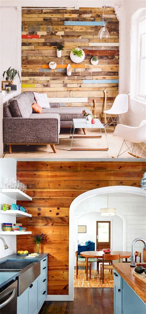 DIY Pallet Wall: 25 Best Accent Wood Wall Tutorials - A Piece Of Rainbow