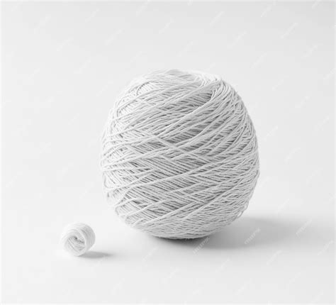 Premium AI Image | Yarn Ball isolated on White Background