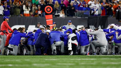 Bills vs. Bengals updates: 'Monday Night Football' game suspended after ...