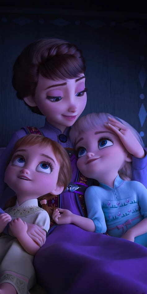 Cuddle Close Scooch In 💜 13K Wallpaper (Phone + PC below) : r/Frozen