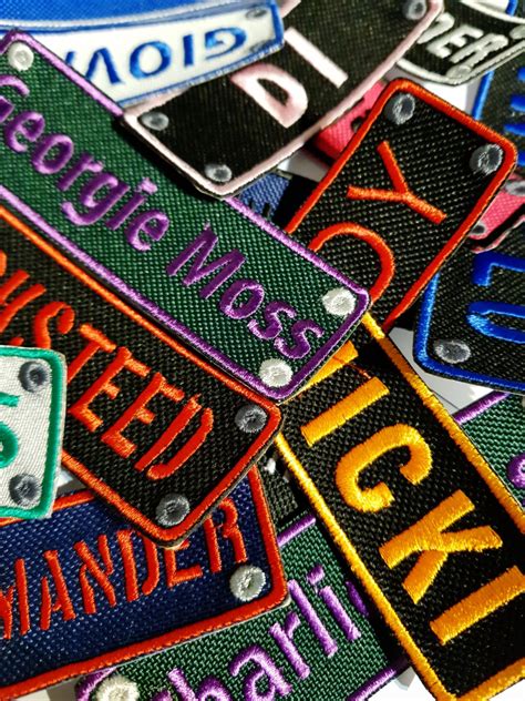 Personalized Name Embroidered Patches for Jackets Iron On | Etsy ...