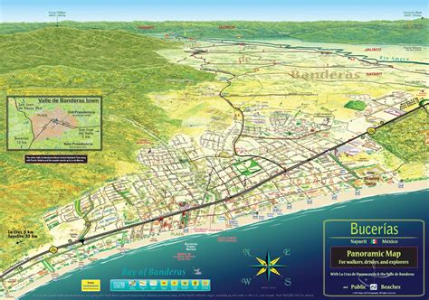 Mapa Jeff Cartography: Bucerias Map