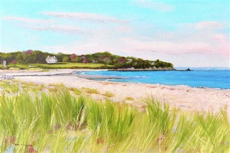 Third Beach Middletown RI Newport RI Painting by Patty Kay Hall - Fine ...