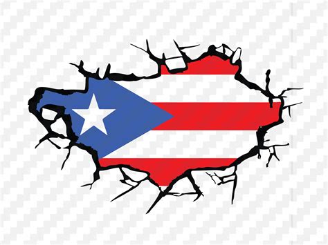 Puerto Rico Flag Svg Puerto Rican Flag Svg Distressed Flag Svg | The ...