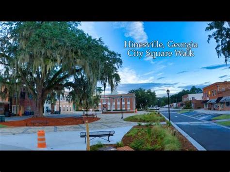 Hinesville, GA - Downtown Walk | South Georgia City Tour - YouTube