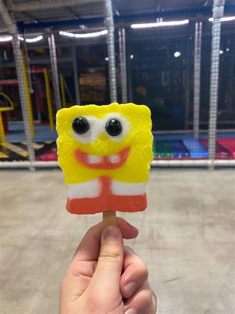 SpongeBob popsicle | Spongebob, Easy easter treats, Popsicles